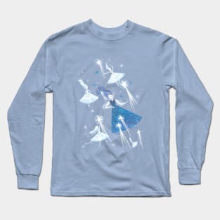 Queen of Snowflakes New Year Illustration Art Long Sleeve T-Shirt